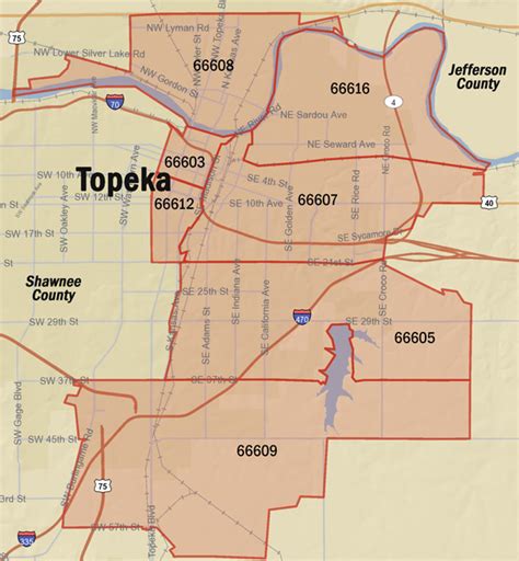 ZIP Codes for SE 14TH ST, TOPEKA, Kansas. 66607, 66612. This list contains only 5-digit ZIP codes. Use our zip code lookup by address feature to get the full 9-digit (ZIP+4) code. ZIP+4 Codes for SE 14TH ST, TOPEKA, KS by house number. Address range House number ZIP+4 code; From 101 To 199 Odd: