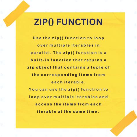 Zip loop.  You'll learn how to traverse multiple iterables in parallel Have you ever n...