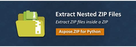 Zip python library. ZIP simplifies the process of extracting nested ZIP...