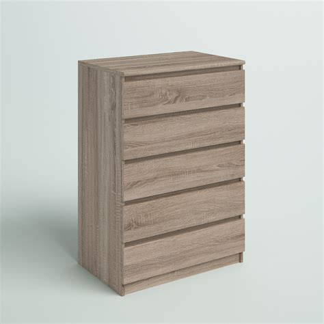 Zipcode Design™ Kepner 5 Drawer Chest & Reviews Wayfair