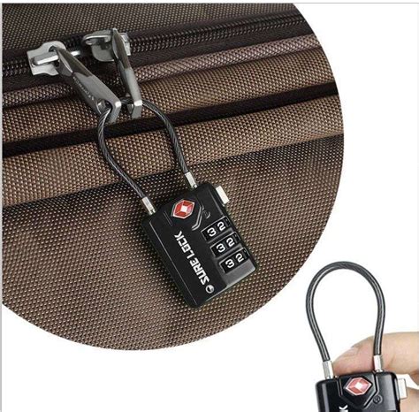 Zipper locked. Forge TSA Approved Cable Luggage Lock. With this 4-pack of Forge TSA Approved Cable Luggage Locks, you can secure separate compartments or multiple bags. These TSA luggage locks feature tightly braided, sheathed steel cables that can easily fit through suitcase zippers. They are TSA-accessible but must be re-locked by the TSA, … 