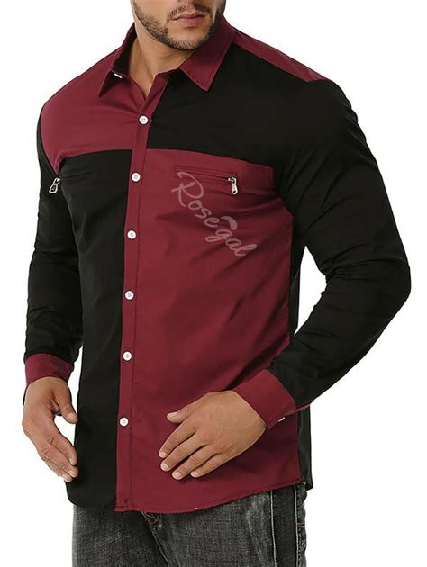 Zippered button down shirt. 2. 3. 4. Find a great selection of Men's Button Down & Dress Shirts at Nordstrom.com. Find casual shirts, flannel, athletic, plaid shirts, and more. Shop from top brands like Nike, Ted Baker, and more. 