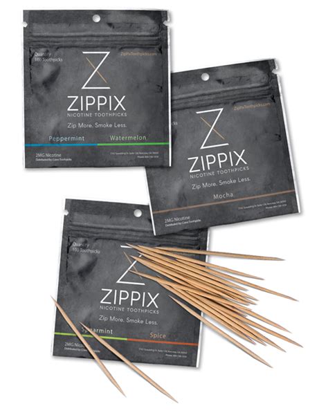 Zippix toothpicks. Pixotine-Nicotine toothpicks are fire. 99 cents at QuickTrip- I've been vaping a few years and recently tried (and failed) quitting. I picked up a pack of these, and wow. They satisfy the … 