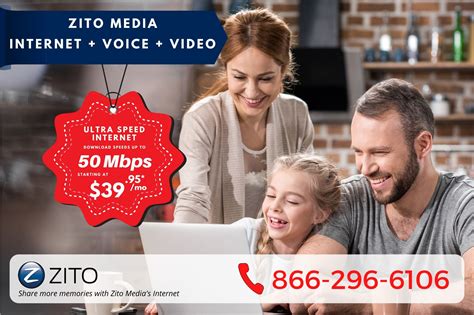 High Speed Internet (speeds up to 1Gig) TV2GO. Digital Voice. Zito