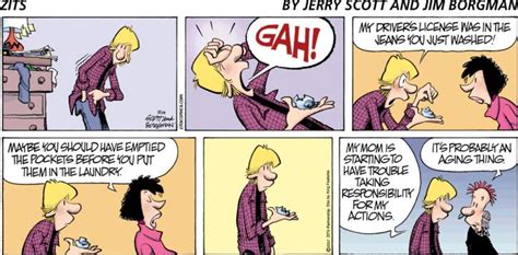 Zits comic strip by cartoonists Jerry Scott & Jim Borgman.