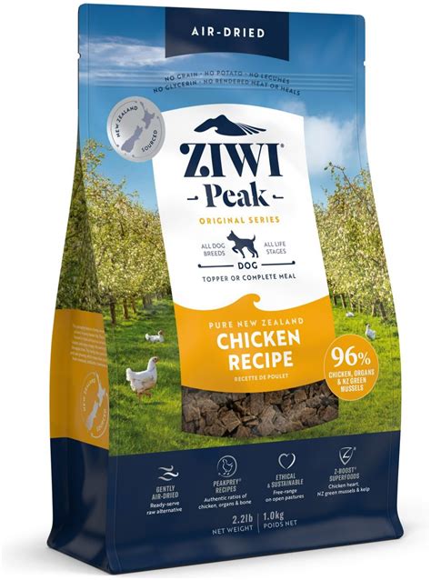 Ziwi peak dog food. ZIWI® Peak gently air-dried foods combine the best of raw diets with the safety and convenience of dry foods. With a mouth-watering 96% free-range beef, organs, ... 