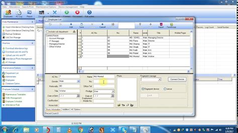 Zkteco time attendance software setup and configuration.  Powerful data...