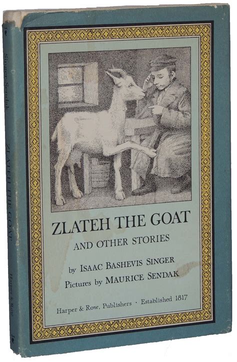 Zlateh the goat and other stories. - Singer sewing machine owners manual model 2250.