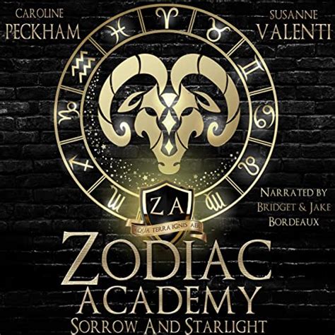 Jan 12, 2023 · The title of the eight book of the Zodiac Academy book series is Zodiac Academy 8: Sorrow and Starlight by Caroline Peckham, Susanne Valenti. This book is going to release in kindle edition and you will be able to get it access after 11th December. The entire Zodiac Academy book series comprises of nine book and all are finally out when eight ... 