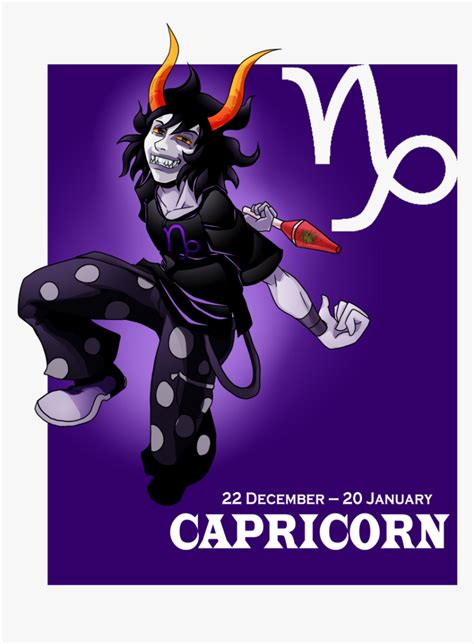 Zodiac signs 12/12 Capricorn Homestuck trolls, Homestuck, Anime