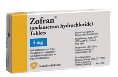 Zofran Tablets (ondansetron hydrochloride dihydrate) information