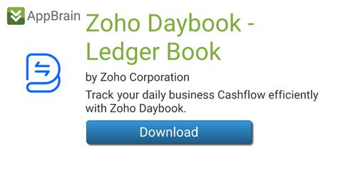 Zoho Daybook Ledger Book APK Download for Android 