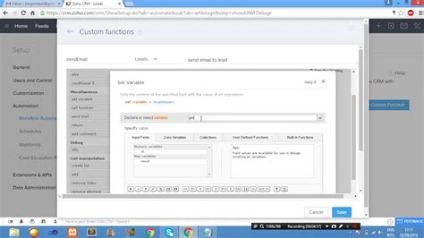 Zoho custom function send email.  This guide provides instructions on setting up and ver...