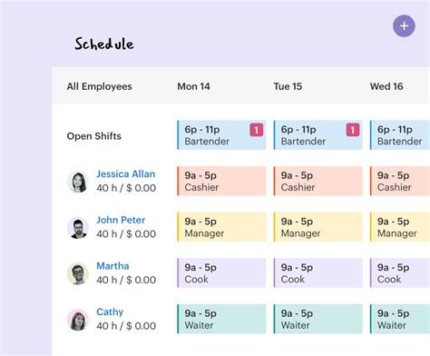 Zoho Shifts is employee scheduling software t