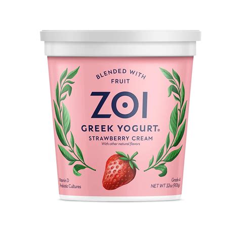 Zoi yogurt. Triple Zero Vanilla Greek Yogurt. $4 at Walmart. At only 100 calories, five grams of sugar, and 15 grams of protein per cup, Oikos makes a perfectly balanced snack. Add your own fresh fruit for ... 