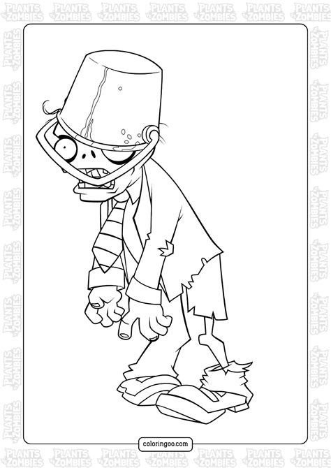 Zombie Coloring Shee