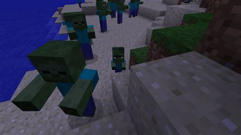 Zombie Villager in Minecraft Spawning Behavior Drops More
