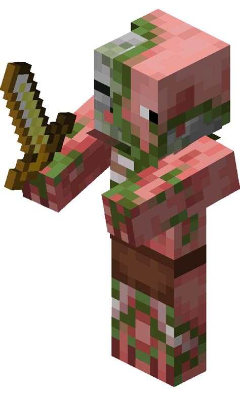 For articles on other pig-like creatures, see Pigs (Disambiguation). A pigman is a pig in a humanoid form that originally were going to inhabit villages. Although not implemented, their skin can be found within the game files, and their zombified counterpart, Zombie Pigman, now known as zombified piglins, have been part of the Nether since the Minecraft Alpha …. 