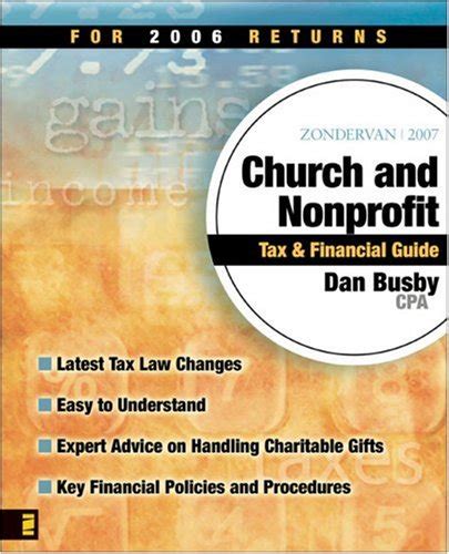 Zondervan 2007 church and nonprofit tax and financial guide for 2006 returns zondervan church nonprofit organization. - Katagenos species concept and classification system exploring the taxonomy of.