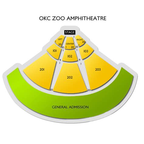 Zoo Amphitheater Seating Chart