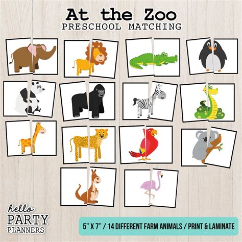 Zoo Printable Activities
