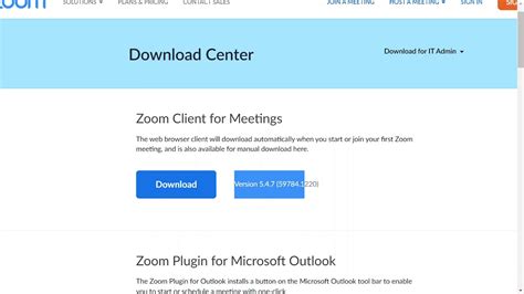 Go to the Zoom Download Center. Click on Download for IT Admin, and then click one of the following links under the Zoom Rooms Client section: Download MSI: Download the latest 32-bit version of the MSI installer. Download 64-bit Client: Download the latest 64-bit version of the MSI installer.