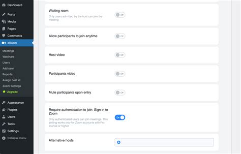 Zoom meeting wordpress plugin. .  It also uses the Zoom API to connect your ...