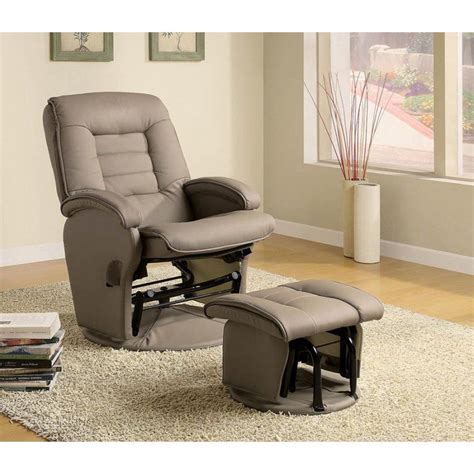 Zoomie Kids Hopewell Swivel Reclining Glider and Ottoman