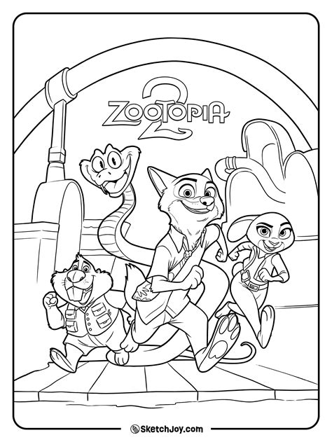 Zootopia Coloring Book