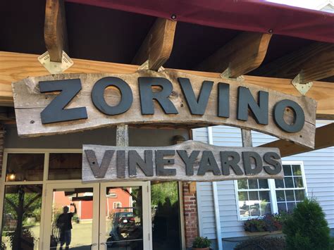 Zorvino - WELCOME TO ZORVINO VINEYARDS! Please note that winery & bistro hours are subject to change due to weddings and private events. Please see the below listing for our most up to date hours. Bistro Hours. Mon: 03/11: Closed: Tues: 03/12: Closed: Wed: 03/13: Closed: Thurs: 03/14: 11-7: Fri: 03/15: 11-4: Sat: 03/16: 11-7 Sun: