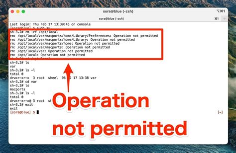 Zsh operation not permitted mvn mac.  and it ages me the same output: "...
