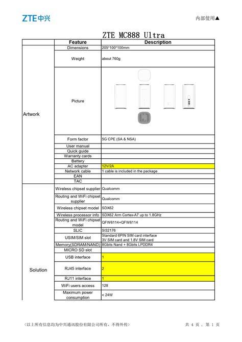 Zte mc888 ultra specs.  All Detailed technical specifications for the ZTE MC888...