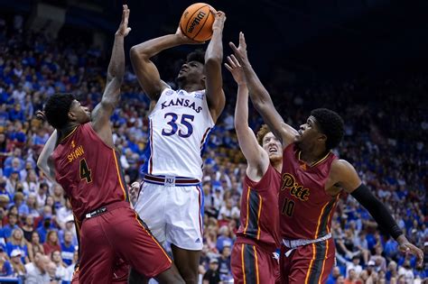 It’s been a revolving door of sorts at the 5 position for the 8th-ranked Kansas men’s basketball team so far this season. ... in an 84-62 win over No. 14 Indiana, KU freshman Zuby Ejiofor made .... 