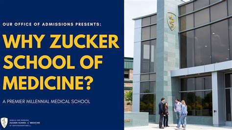 University and Northwell's Feinstein Institute for Medical Research, including a partnership with Cold Spring Harbor Laboratory. The Zucker School of Medicine currently ranks among top medical schools nationwide for research (U.S. News & World Report, Best Graduate Schools, 2019). Our vision for the Zucker School of Medicine was to create an .... 