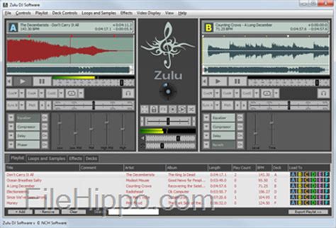 Zulu Free Professional Virtual DJ Software for Windows