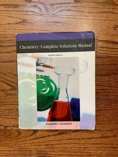 Zumdahl chemistry 8th edition solutions manual. - La distribution - structures et pratiques.