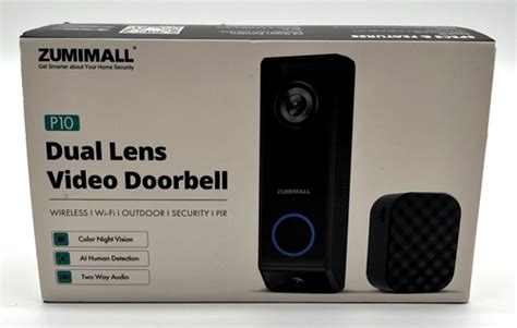 Zumimall doorbell manual.  Dual Lens Video Doorbell.  Learn about the intelligent se...