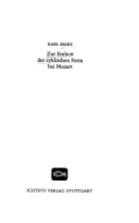 Zur einheit der zyklischen form bei mozart. - Con brio beginning spanish activities manual 3rd edition.