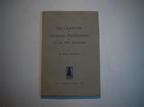 Zur geschichte des schweizerischen buchhandels im 15. - Integriertes handbuch zur abfallentsorgung von prof. augustine afullo.