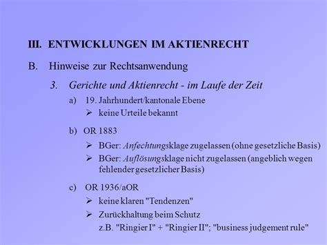 Zur rechtsanwendung wertungsbedürftiger minderheitsschutznormen im schweizerischen aktienrecht. - Rapport concernant les pensions a   accorder aux militaires suisses licencie s par la loi du 29 aou t 1792.