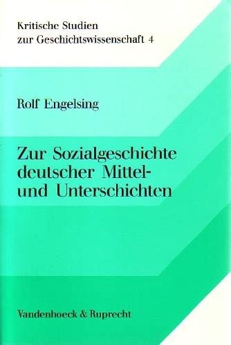 Zur sozialgeschichte deutscher mittel  und unterschichten. - Modern regression techniques using r a practical guide.