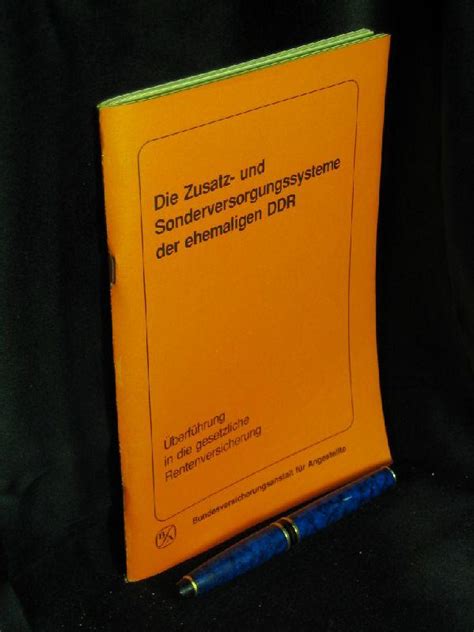 Zusatz  und sonderversorgungssysteme der ehemaligen ddr. - Cebs cms 1 text and study guide.