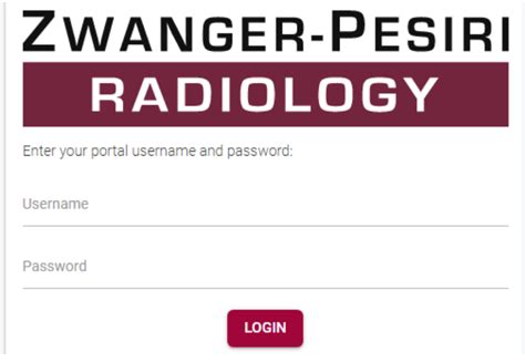Zwanger provider portal login. Zwanger-Pesiri Radiology. Claim your practice. 8 Specialties 34 Practicing Physicians. (0) Write A Review. Zwanger-Pesiri Radiology. 759 Montauk Hwy West Islip, NY 11795. (631) 669-1103. 