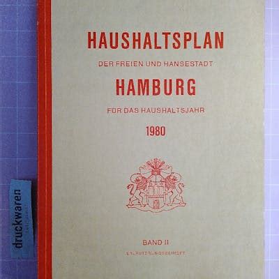 Zweiter nachtragshaushaltsplan zum haushaltsplan der freien universität berlin für das haushaltsjahr 1980. - Fette und öle handbuch nahrungsfette und le von michael bockisch.