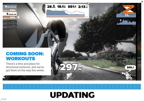 Zwift for cross trainer.  Unfortunately, Zwift crashes immediately on startup.  This inte...