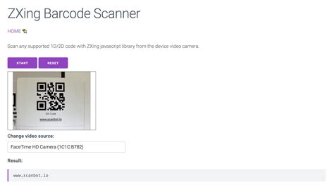 Zxing barcode scanner javascript example.  Jul 28, 2025 · As the cause of ve...