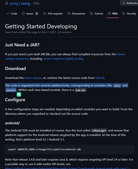 Zxing dependency. zxing &raquo; zxing-parent Apache Parent Maven project for ZXing modules...
