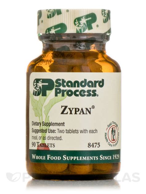 Zypan. Zypan® 8430 90 Tablets | 8480 330 Tablets DIGESTIVE SUPPORT Gluten-Free products have been tested to verify they meet the regulations associated with the United States Food and Drug Administration’s gluten-free labeling. Non-Dairy products have been formulated to not contain milk or milk-derived ingredients. 