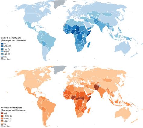 a) Regional differences in infant death rates. Note the increase in …