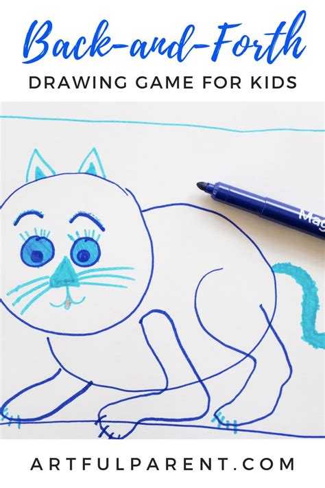 A Back And Forth Drawing Game For Kids Complete The Drawing Activity - Complete The Drawing Activity